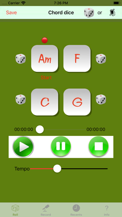Emulate iPhone app Chord dice using MyAndroid Emulate iPhone app Chord dice using MyAndroid