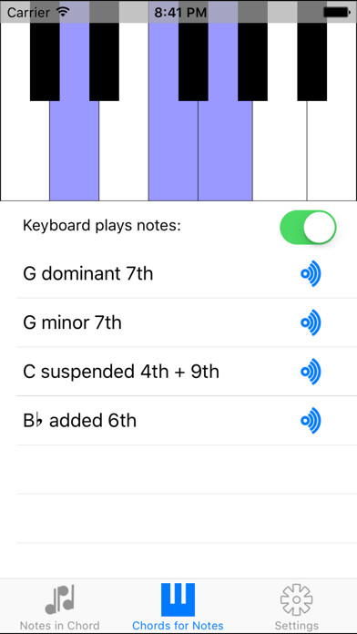 Emulate iPhone app Chordex using MyAndroid Emulate iPhone app Chordex using MyAndroid