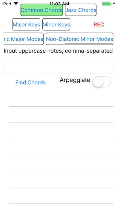 Emulate iPhone app ChordFind using MyAndroid Emulate iPhone app ChordFind using MyAndroid