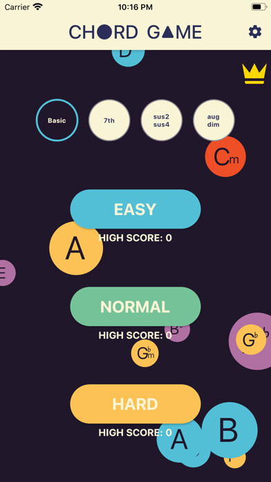 Emulate iPhone app Chord Game using MyAndroid Emulate iPhone app Chord Game using MyAndroid
