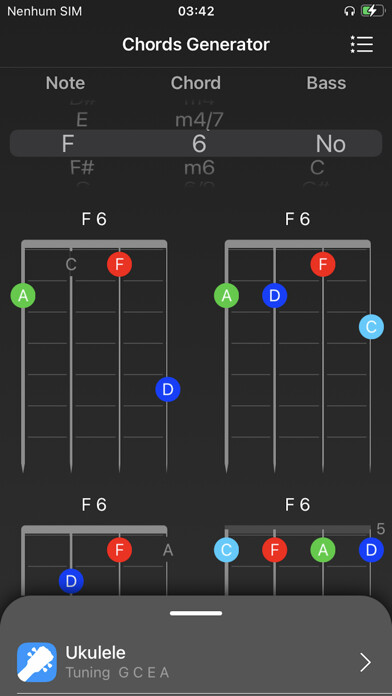 Emulate iPhone app ChordGen using MyAndroid Emulate iPhone app ChordGen using MyAndroid