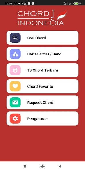 Emulate Android APK Chord Gitar Lagu Indonesia