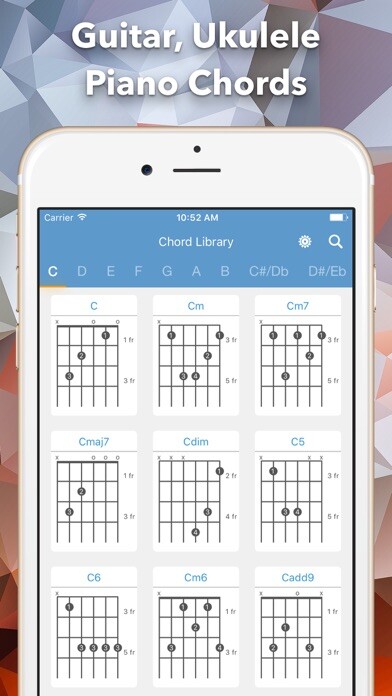 Emulate iPhone app Chord Library - Guitar, Ukulele And Piano Chord using MyAndroid Emulate iPhone app Chord Library - Guitar, Ukulele And Piano Chord using MyAndroid