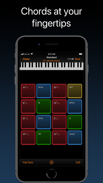 Emulate iPhone app ChordPadX using MyAndroid Emulate iPhone app ChordPadX using MyAndroid