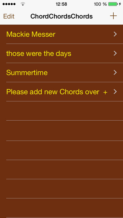 Emulate iPhone app Chords Chords Chords using MyAndroid Emulate iPhone app Chords Chords Chords using MyAndroid