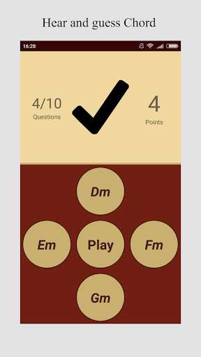 Run android online APK Chordy Quiz from MyAndroid or emulate Chordy Quiz using MyAndroid