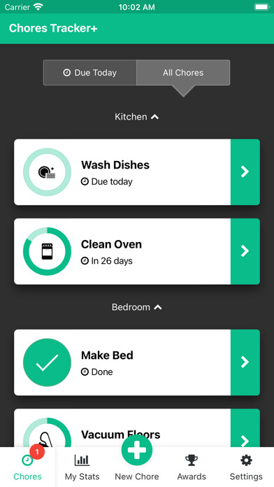 Emulate iPhone app Chores Tracker+ using MyAndroid Emulate iPhone app Chores Tracker+ using MyAndroid