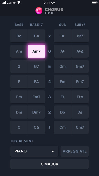 Emulate iPhone app Chorus: Chords for Songwriters using MyAndroid Emulate iPhone app Chorus: Chords for Songwriters using MyAndroid