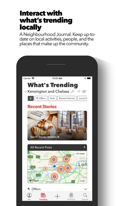 Emulate iPhone app Chorus: Whats Trending Locally using MyAndroid