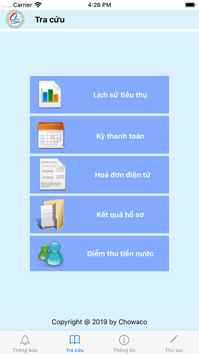 Emulate iPhone app Chowaco-CSKH using MyAndroid