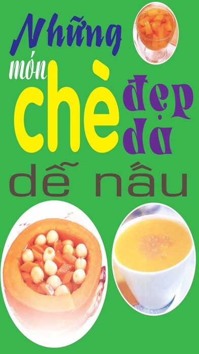 Emulate iPhone app Chè đẹp da, giữ dáng dễ nấu using MyAndroid