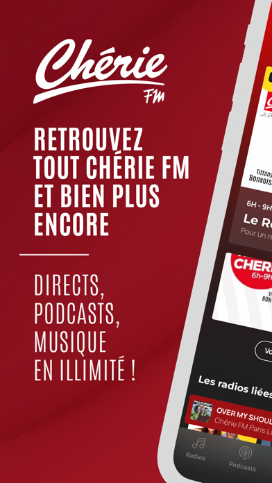 Emulate iPhone app Chérie FM : Radios & Podcasts using MyAndroid Emulate iPhone app Chérie FM : Radios & Podcasts using MyAndroid