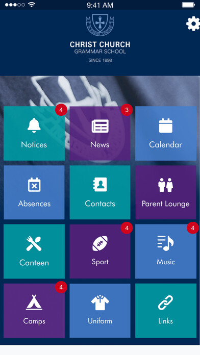 Emulate iPhone app Christ Church Grammar School using MyAndroid