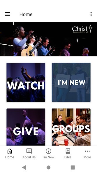 Emulate iPhone app ChristCommunityChurchGA using MyAndroid Emulate iPhone app ChristCommunityChurchGA using MyAndroid