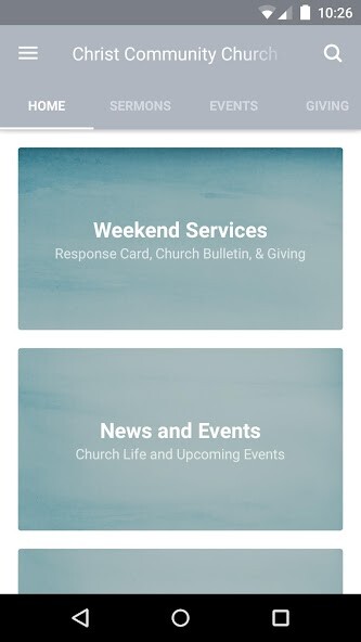 Run android online APK Christ Community Church from MyAndroid or emulate Christ Community Church using MyAndroid
