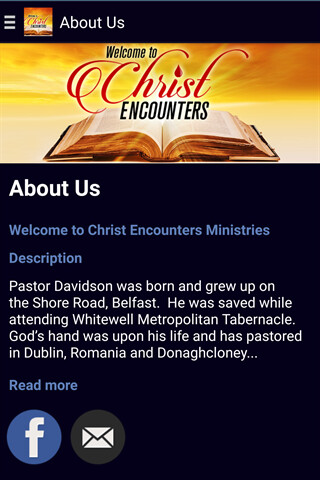 Emulate iPhone app Christ Encounters using MyAndroid Emulate iPhone app Christ Encounters using MyAndroid