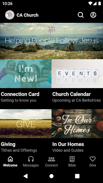 Emulate iPhone app Christian Assembly Berkshires using MyAndroid Emulate iPhone app Christian Assembly Berkshires using MyAndroid