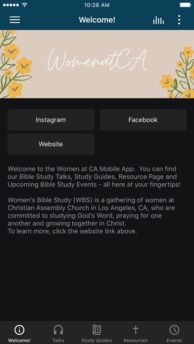 Emulate iPhone app Christian Assembly Women using MyAndroid Emulate iPhone app Christian Assembly Women using MyAndroid