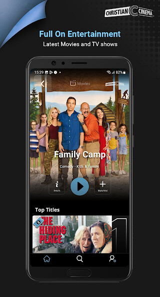 Emulate iPhone app Christian Cinema using MyAndroid