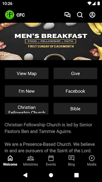Run android online APK Christian Fellowship Church QC from MyAndroid or emulate Christian Fellowship Church QC using MyAndroid Run android online APK Christian Fellowship Church QC from MyAndroid or emulate Christian Fellowship Church QC using MyAndroid