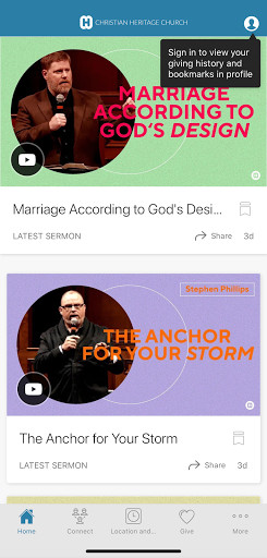 Run android online APK Christian Heritage Church from MyAndroid or emulate Christian Heritage Church using MyAndroid