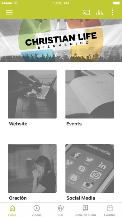 Emulate iPhone app Christian Life App using MyAndroid