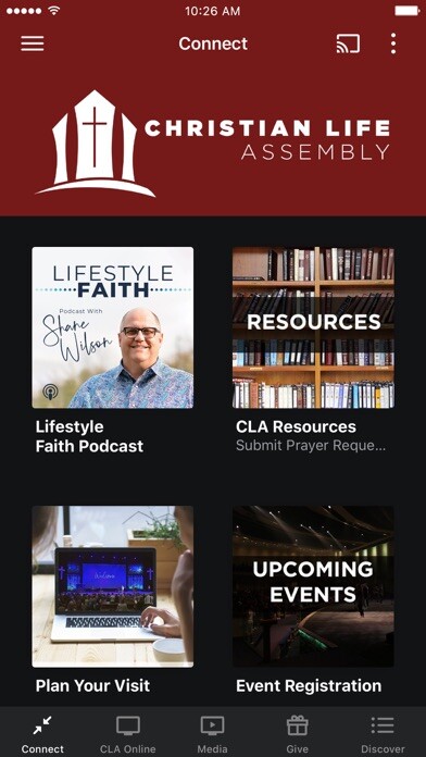 Emulate iPhone app Christian Life Assembly using MyAndroid Emulate iPhone app Christian Life Assembly using MyAndroid