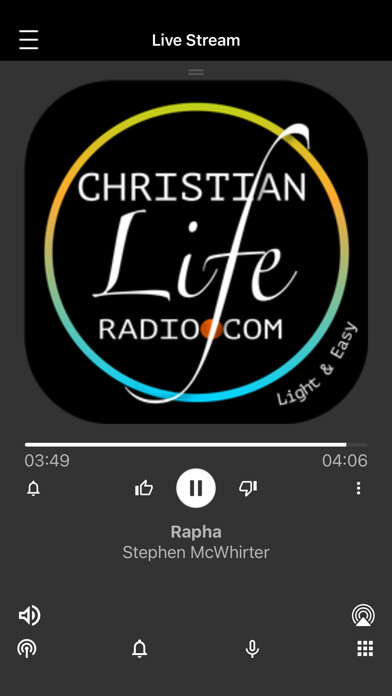 Emulate iPhone app Christian Life Radio using MyAndroid Emulate iPhone app Christian Life Radio using MyAndroid