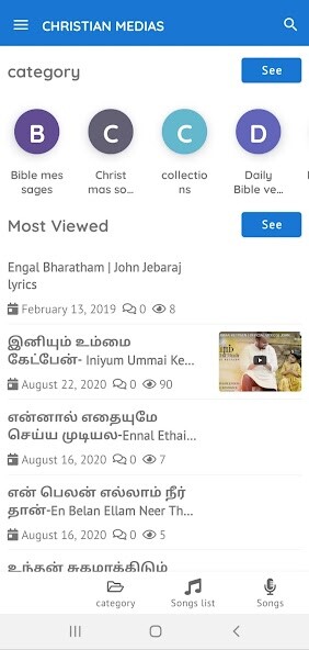 Run android online APK christian medias from MyAndroid or emulate christian medias using MyAndroid