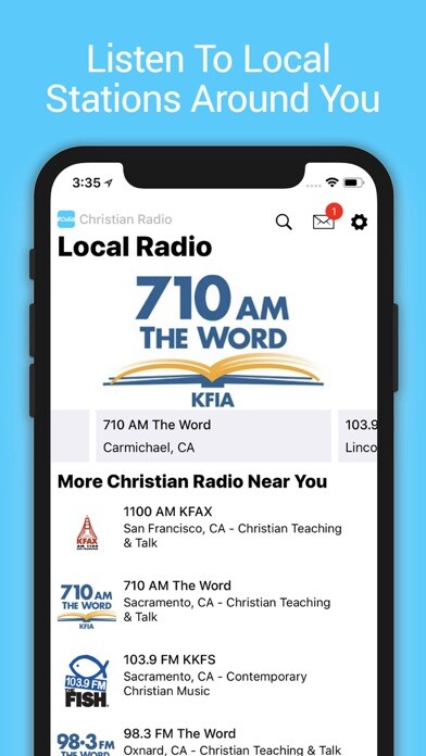 Emulate iPhone app Christian Music and Talk Radio using MyAndroid Emulate iPhone app Christian Music and Talk Radio using MyAndroid