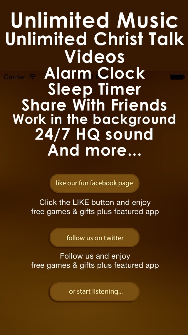 Emulate iPhone app Christian Music, Gospel music and Vatican talk from online internet radio stations broadcasters using MyAndroid Emulate iPhone app Christian Music, Gospel music and Vatican talk from online internet radio stations broadcasters using MyAndroid