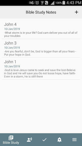 Run android online APK Christian Notes : Bible Study,Sermons,Testimonies from MyAndroid or emulate Christian Notes : Bible Study,Sermons,Testimonies using MyAndroid