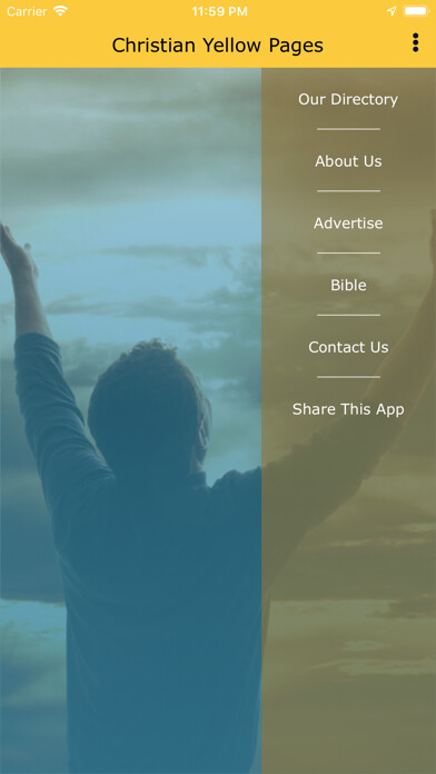 Emulate iPhone app Christian Yellow Pages using MyAndroid