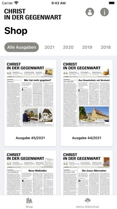 Emulate iPhone app CHRIST IN DER GEGENWART using MyAndroid Emulate iPhone app CHRIST IN DER GEGENWART using MyAndroid