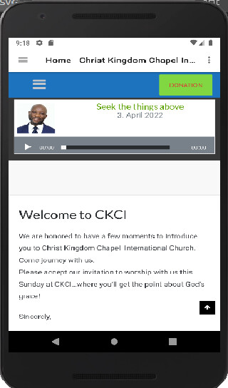 Run android online APK Christ Kingdom Chapel from MyAndroid or emulate Christ Kingdom Chapel using MyAndroid Run android online APK Christ Kingdom Chapel from MyAndroid or emulate Christ Kingdom Chapel using MyAndroid