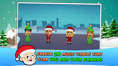 Emulate iPhone app Christmas Animate Yourself 2 using MyAndroid