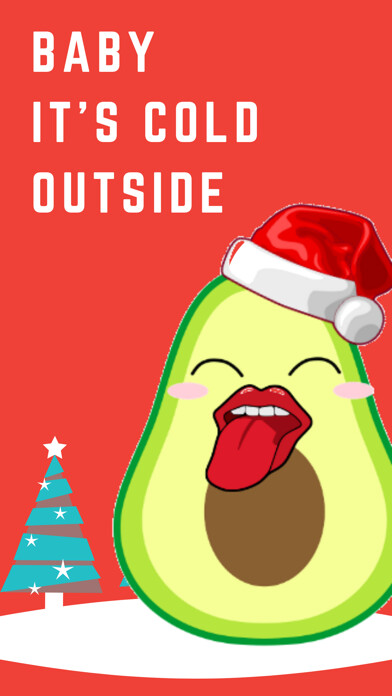 Emulate iPhone app Christmas Avocado using MyAndroid