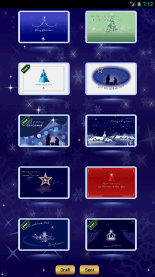 Emulate Android APK Christmas cards Free