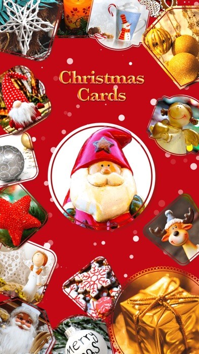 Emulate iPhone app Christmas Cards • Greeting using MyAndroid