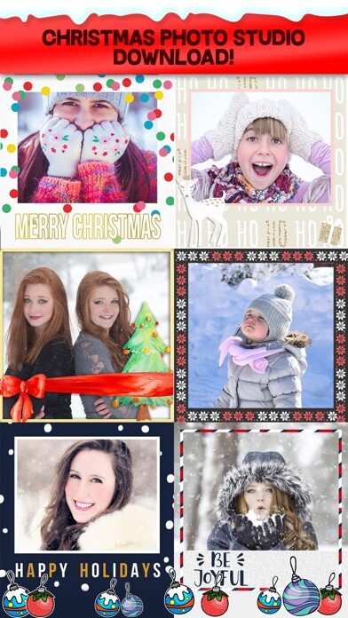 Emulate iPhone app Christmas Cards Maker - Personalize your Xmas Card using MyAndroid