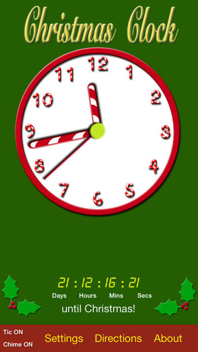 Emulate Android APK Christmas Clock