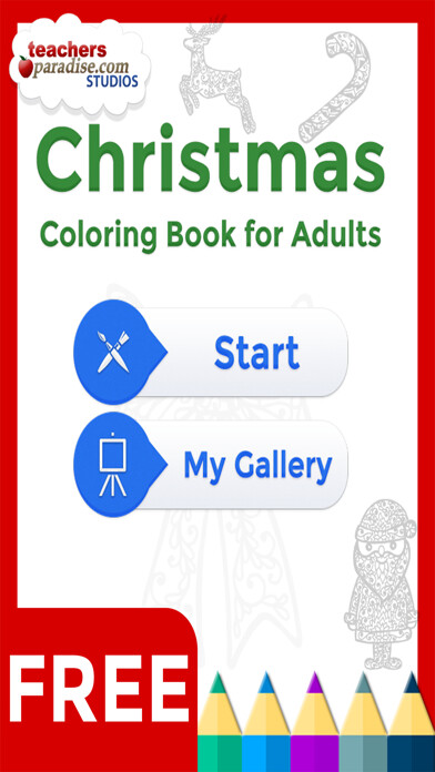 Emulate iPhone app Christmas Coloring Book for Adults using MyAndroid Emulate iPhone app Christmas Coloring Book for Adults using MyAndroid
