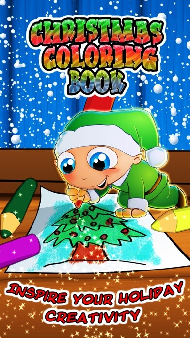 Emulate iPhone app Christmas Coloring Toy Book using MyAndroid Emulate iPhone app Christmas Coloring Toy Book using MyAndroid