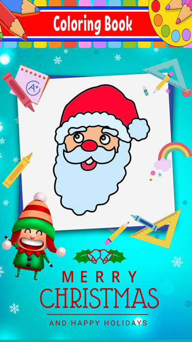 Emulate iPhone app Christmas Colouring book Games using MyAndroid Emulate iPhone app Christmas Colouring book Games using MyAndroid
