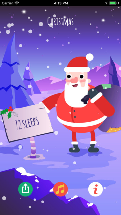 Emulate iPhone app Christmas Countdown 2022 Songs using MyAndroid