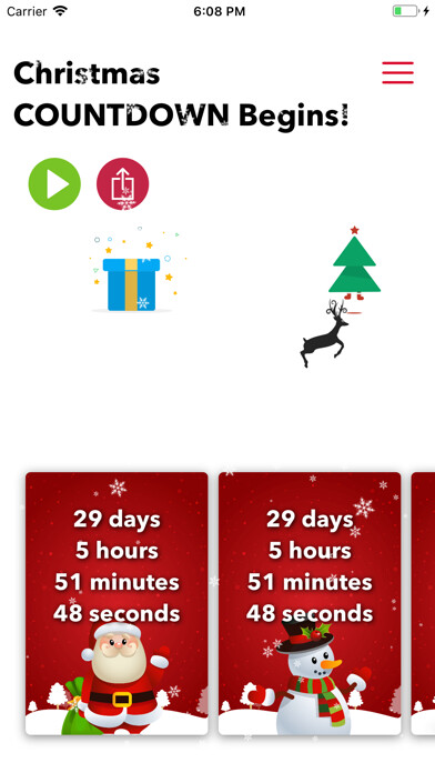 Emulate iPhone app Christmas Countdown 2023! using MyAndroid Emulate iPhone app Christmas Countdown 2023! using MyAndroid