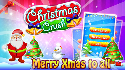 Emulate iPhone app Christmas Crush 2018 Xmas Game using MyAndroid