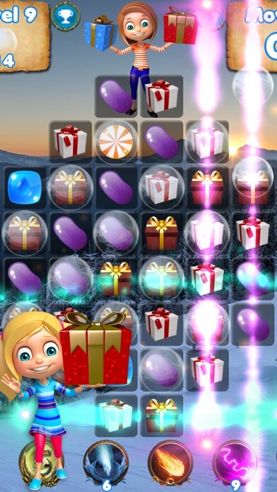Emulate iPhone app Christmas Crush - Castle Games using MyAndroid