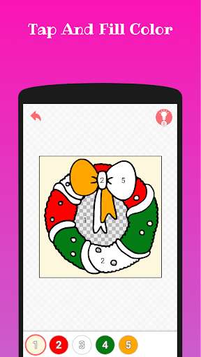 Run android online APK Christmas Decoration Coloring Art Book from MyAndroid or emulate Christmas Decoration Coloring Art Book using MyAndroid
