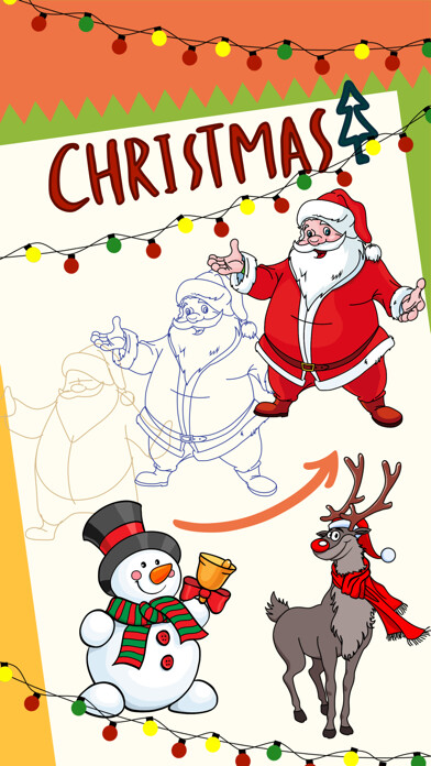 Emulate iPhone app Christmas Drawing Guide using MyAndroid Emulate iPhone app Christmas Drawing Guide using MyAndroid